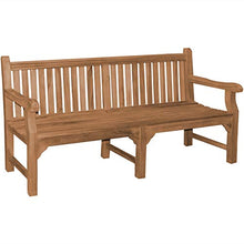 Teako Design Belluno - Panchina in Legno Massiccio di Teak, Larghezza 220 cm
