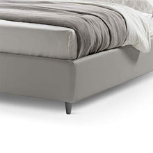LettoFacile montalo in 30 Minuti - Letto Matrimoniale Dots Frame in Ecopelle - Struttura senza rete - Made in Italy (160 x 190 cm)