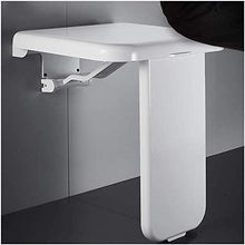 Sedia da doccia con porta invisibile Sgabello pieghevole Pieghevole Sgabello Doccia a muro Sedile ABS Materiale antiscivolo Portico Sgabello Sgabello Isolamento Performance Scarpa Cambio sgabello 39x4