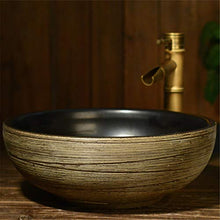 Bagno Lavandino Artistico Linea Lavabo Domestico Fatto a Mano Alta Temperatura Ceramica Lavello a Prova di Spruzzi Gabinetto Hotel Club 41 X 15 Cm