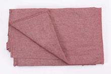 HomeLife - Copridivano Due posti con Laccetti in Cotone - Elegante Salvadivano 2 posti Tinta Unita | Telo per Copertura e Protezione da Polvere, Macchie e Usura | Alta qualità Made in Italy - Rosso