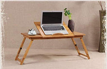 TONG HXF- I Piccoli caffè Piani di Sollevamento di bambù Pieghevole Studio Scrivania Comodino Laptop S/M Durevole (Size : M)
