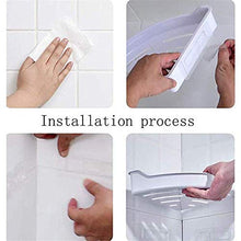 Zixin Bagno Scaffale for Parete Plastica Plastica Cosmetic Storage Basket Impermeabile Immobile Impermeabile Treppiede a Prova di umidità