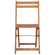 Festnigh Set 2 pz Sedie da Giardino Pieghevoli in Legno Massello di Acacia 40x51x80 cm