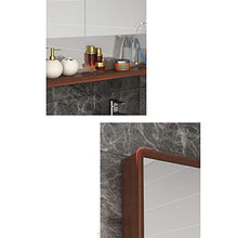 BXSZVOK Armadio per Lo Specchio da Bagno con Funzione Luce e sfoggando, 9 partizione, Armadio di accumulo di Grande capacità,90cm