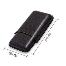XZJJZ Leather Cigar Box di stoccaggio Sealed Design Cigar Humidor - Cigar Humidor da Viaggio in Pelle Portatile Fumare Ware idratante Tubo