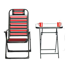 Sedia pieghevole per balcone, giardino, ufficio, pausa pranzo, comoda e traspirante, regolabile da 90 a 160 gradi, portata 200 kg
