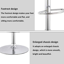 DJFIOSD Sedie da Bar con Sollevamento Schienale per La Casa, Sgabello per Sedia da Bar in Metallo Minimalista Nordico La Sedia in Pelle PU E Cotone può Essere Utilizzata in Bar, Ristoranti,B