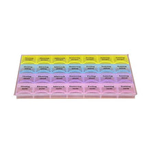 2pcs 7 Giorni Am Pm Pillola Box Medicina Tablet Dispenser Organizzatore Settimanale Di Stoccaggio