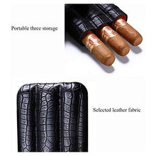 SMEJS Cuoio Handmade Cigar Humidor - umidificatore Viaggi Sigaro Set Sigaro idratante Tubo