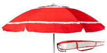 Joy Summer Ombrellone in Alluminio Spiaggia Mare con Camino Anti-Vento Ultra Leggero PANAREA - Rosso
