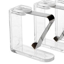 ToCi - Set di 8 mollette per tovaglia, trasparenti