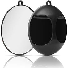 Kurtzy Specchio da Parrucchiere Rotondo Portatile - Specchio a Mano o da Appendere per Barbiere Accessori, Saloni ed Estetiste - Specchio con Manico per Mostrare la Testa, Tagli di Capelli e Styling