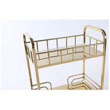 MEI XU Carrelli di Stoccaggio Carrello portautensili - Scaffale Mobile per Auto da Dessert in Cartone da Auto dell'hotel per Auto da tè di Lusso in Titanio Carrelli di Utilità