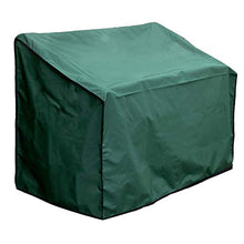 REW 2 coprisedili per panca da giardino in tessuto Oxford 210D con coulisse (134 x 66 x 89 cm)