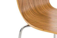 Set 2 Sedie Impilabili Aaron in Legno Robusto E Telaio in Metallo I Sedia Ospite Facile da Pulire I Sedia Attesa Carico Max 120KG, Colore:Quercia