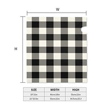 Copertura magnetica per cassetta delle lettere in bianco e nero con design unico, per decorazione da giardino, dimensioni standard 51 x 45 cm