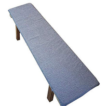 Cuscino per Panca Lunga Cuscino per Panca da Giardino per Esterni Cuscino Antiscivolo per Patio per Altalena, Divano, mobili, Sala da Pranzo, 2-4 posti (C, 30x150x3cm)