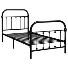 SKM Giroletto Nero in Metallo 90x200 cm (17.1kg)