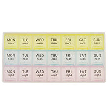 Bonarty 7 Giorni 21Grids Tablet Pill Box Holder Medicine Storage Organizer Capsule Case