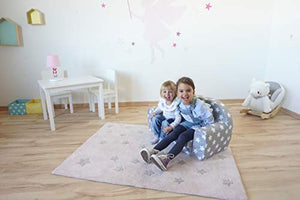 KNORRTOYS.COM Knorrtoys 68441-Kindersofa-Stars White Divano per Bambini