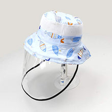 TOYANDONA Bambini Visiera Cappello Trasparente Visiera Copricapo Protezione per Il Viso Protezione per Il Viso Anti Sputo Anti-Nebbia Visiera Cappello per Bambino Forniture Esterne (46 Cm)