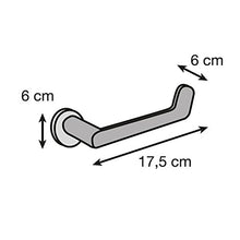 Serie Round - Portarotolo Metallo Cromato
