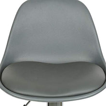Turefans 2/4/6PCS, sgabelli Bar, sgabelli Cucina, Sedia Alta da Bar, Rotazione 360 °, Altezza Regolabile (Grigio, 2)