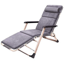 AI LI WEI SHUAIIJUAN Sedia per Il Tempo Libero Domestico Folding gravità Zero Beach Sedie Sdraio reclinabili for Outdoor Patio Giardino Campeggio 200KG capacità - Grey