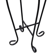 Tidyard Tavolo da Giardino Mosaicato, Tavolini da caffè con Gambe in Ferro per Interno ed Esterno, Stile Rustico, 60 cm