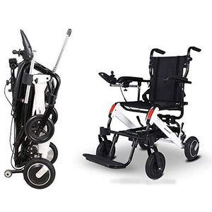 Accessori per la casa Anziani Disabili Sedia a rotelle elettrica Pieghevole Anziani Disabili Aiuti Auto Anziani Intelligente Compatto Automatico Portatile Leggero Scooter 20,5 kg Può guidare 15 km