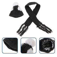 PRETYZOOM Copri Bottiglia di Vino di Natale Mini Cappello E Sciarpa di Babbo Natale Lavorato A Maglia per Le Vacanze Decorazione di Bottiglia di Vino Casa delle Bambole Decorazioni da