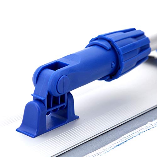 WAMSY Mop Mocio Adesivo Piastra in Lega di Alluminio Mop Piatto Pulizia del Pavimento Il Panno in Microfibra può Tagliare L'Asciugamano per La Pulizia della Casa