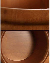 WSJ WSJMassagers WSJTub Rovere WSJBath Botte sopra Il Ginocchio Lavabo in Legno Artefatto di Massaggio (Colore: Colore Noce, Dimensioni: 42 * 40 cm)