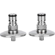 Conkergo 2pcs 304 Acciaio Inossidabile Homebrew Keg 1.5in Tri? Morsetto A Sfera Blocco Post Adapter Adattatore Brewing Raccordo