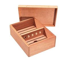 ZLMMY Cedar Cigar Humidor - Portable Pine Cigar Cabinet Grande capacità a Due Cigar Humidor