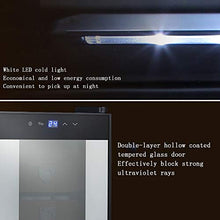 BLLXMX Armadio Umidificatore per Sigari, Humidor Armadio di Cedro Spagnolo Touch Screen Control Display Temperatura umidità Cornice Sigaro