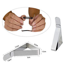 HCYY Clip per tovaglia 6 Pezzi/Set Clip per tovaglia Pratica Supporto per Copertura da Tavolo in Acciaio Inossidabile per la Festa Nuziale Accessori per la casa Pinza per Picnic Gadget