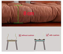 ZYX Cuscino per Panca Spesso Comodo Cuscino per Sedia da Giardino Morbido Cuscino per Sedile da Esterno per 2-3 posti per mobili da Giardino o panche da pranzo-160 * 55 * 8 cm-Marrone