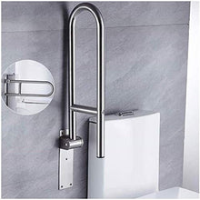Maniglioni da Bagno Non Slip Pieghevole Supporto Maniglia della Guida, Bagno di Sicurezza Bar Vasca maniglione Bar, U-Forma Polished Chrome, Servizi igienici Parete Accessori da Bagno