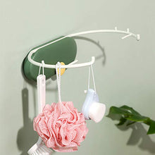 Fengyuanhong Lavabo Parete Bathroom Lavandino Rack Impermeabile Pieghevole Libero di punzonatura Lavabo, Verde
