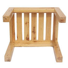 MGMDIAN Sgabello da Bagno Sgabello in Legno massello di Cedro Panca di Legno Sgabello Lavare Sgabello Quadrato Sgabello da Bagno Sgabello Accessori da Bagno