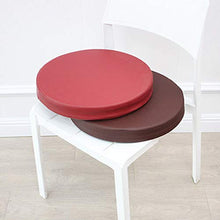 GGoty - Cuscino rotondo Tatami, in pelle spessa, per finestra futon, materasso futon, morbido, con cerniera, 35 x 35 x 5 cm, colore: viola