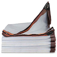 TRITTHOCKER Tarpaulin, 0,12mm PE in plastica PE Giardino Balcone Growhouse Succulenti Caldi e Impermeabili,3x8