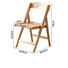 Chair QL sedie richiudibili Sedia Pieghevole da Esterno in Legno Massello, Sedia Pieghevole da Pranzo retrò in Legno Massello, Sedia da Pranzo Moderna E Minimalista Sedie Pieghevoli