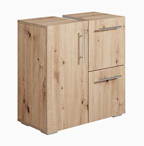 Mobiletto da bagno Mars sottolavello, color rovere