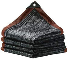 MVNZXL 10 Piedi x 10 Piedi Copertura Rete ombreggiante, Tessuto ombreggiante in Rete con Occhielli, per Copertura di Piante, Serra, fienile o canile, Fiori, Piante Nero
