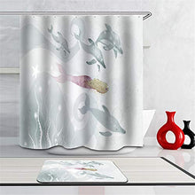 LIYAN Combinazione Bagno. Immagini Chiare E Colori Vivaci Rendono Il Tuo Bagno Pieno di Vita. Accessori da Bagno. Pittura. Sirena. Delfino.