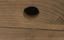 AD Servizi, cassapanca/panca in legno trattato con cuscino per l'esterno, completamente assemblata