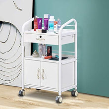 WangQ Carrello for scaffali Trolley Carrello di Bellezza in Legno Bellissimo generoso Grande Armadio spogliatoio Soggiorno Parrucchiere Salone di Bellezza Blu ， 50X35X83CM carrellino Cucina